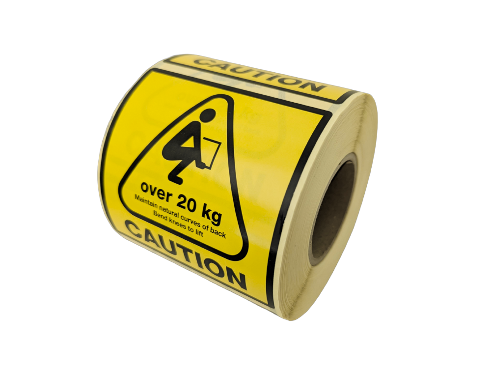 Rillprint Waarschuwingsetiketten - DHL zwaarpakket etiket