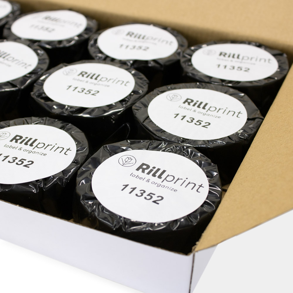 Dymo 11352/S0722520 compatible labels, 54x25 mm, wit, permanent, 500 per rol, 12 rollen 