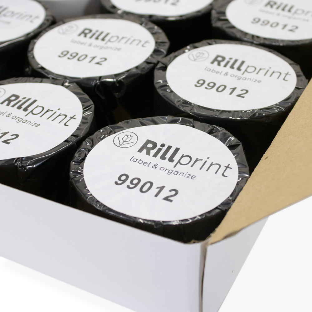 Dymo 99012/S0722400 compatible lables, 89x36 12 mm, wit, permanent, 260 per rol, 12 rollen 