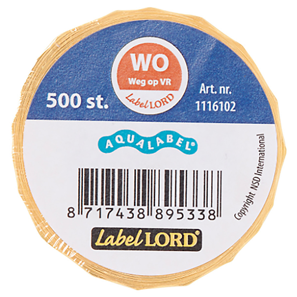 LabelLORD aqua WO weg op VR