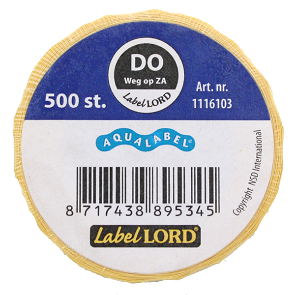 LabelLORD aqua DO weg op ZA