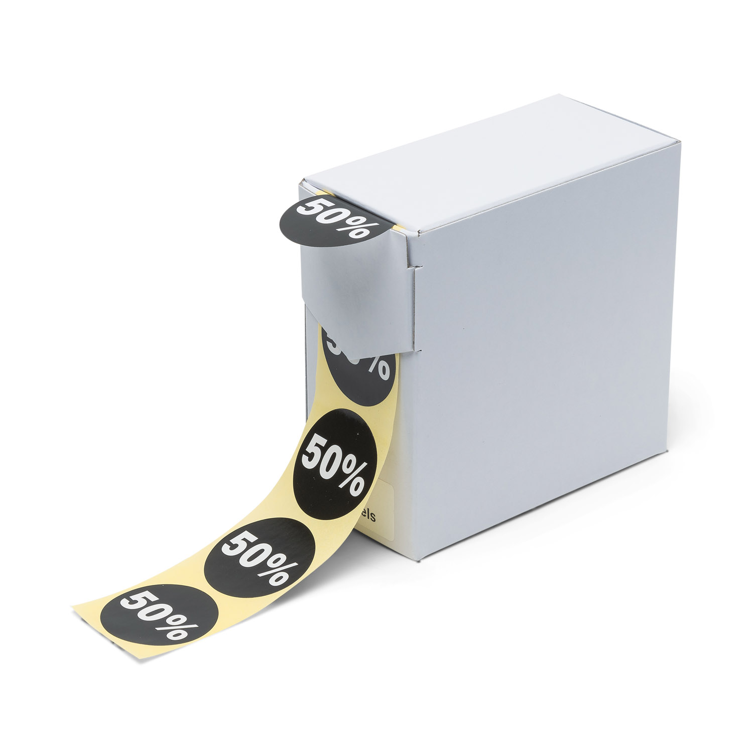 Rillprint 76203 - Kortingsstickers - 50% korting - ø35 mm - permanent - 250 stuks per rol 