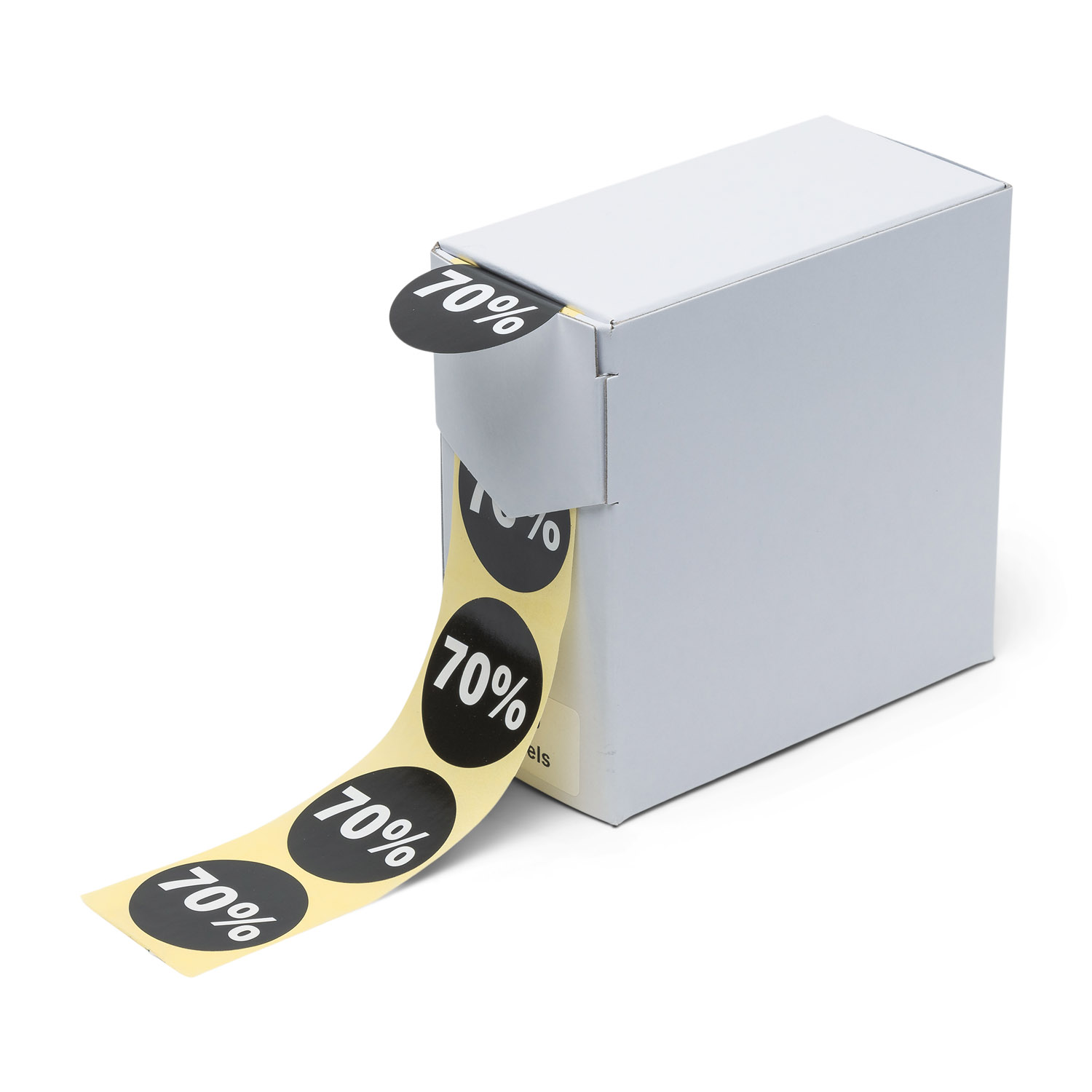 Rillprint 76204 - Kortingsstickers - 70% korting - ø35 mm - permanent - 250 stuks per rol 