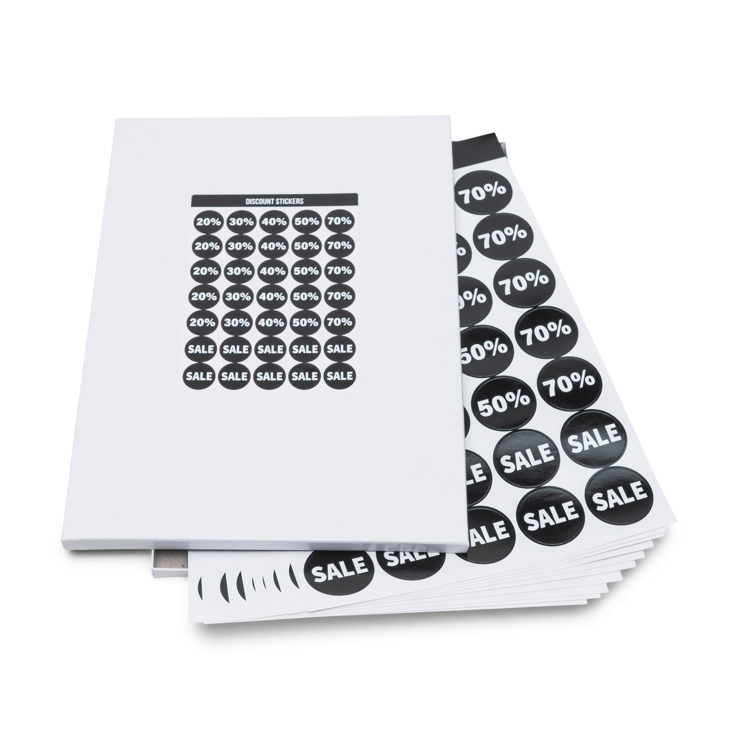 Etiketten Rillprint A4 10 vel Discount rond