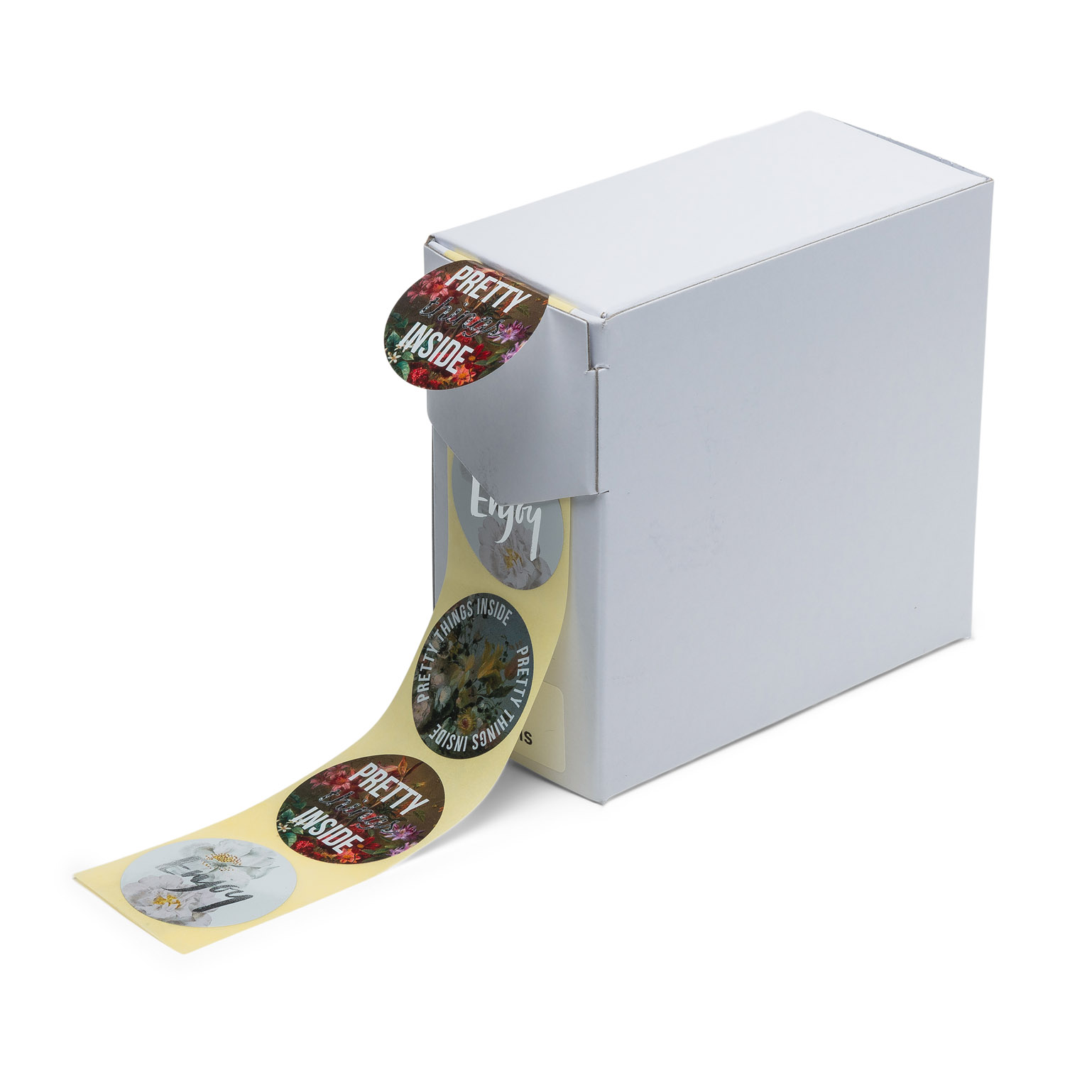 Etiketten Rillprint rol 250 stuks FC metallic ø35 pretty things