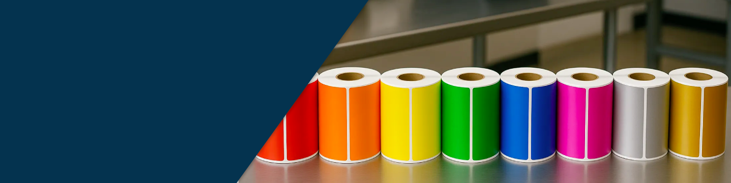 NIEUW! Gekleurde verzendlabels