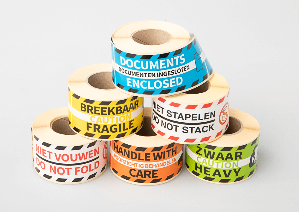 Standaard bedrukte etiketten